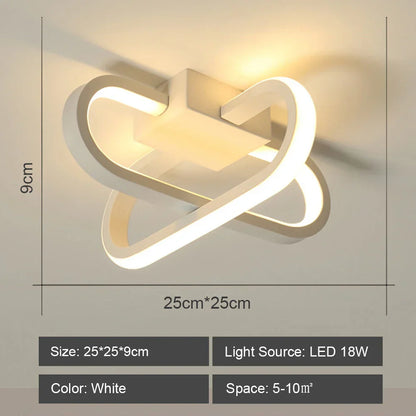 Lámpara de techo LED DecorBites™ para iluminación moderna de salas de estar y dormitorios