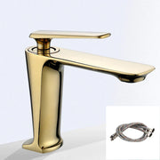 Mezclador de Lavabo Gold Basin™ con Asa Única para Tocador de Baño, Acabado en Cromo