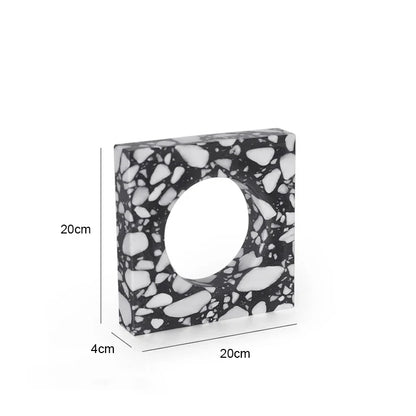 منحوتة تيرازو مقوسة من DecorBites™ لديكور المنزل