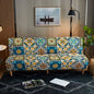 Decobites Bohemian Mandala Futon Sofa Cover - No Armrest Couch Slipcover