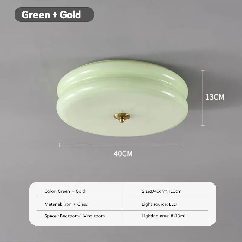 DecorBites™ Double Layer Glass LED Ceiling Lights for Home Decor and Lighting Fixtures