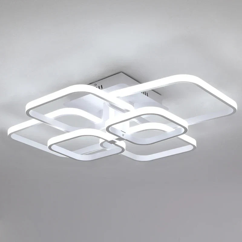 Lámpara de techo cuadrada LED DecorBites™ para sala de estar y dormitorio