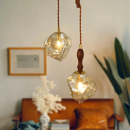 Decorbites™ Lava-Glas-LED-Hängeleuchte: Vintage-Hängelampe für Schlafzimmer, Wohnzimmer, Esszimmer