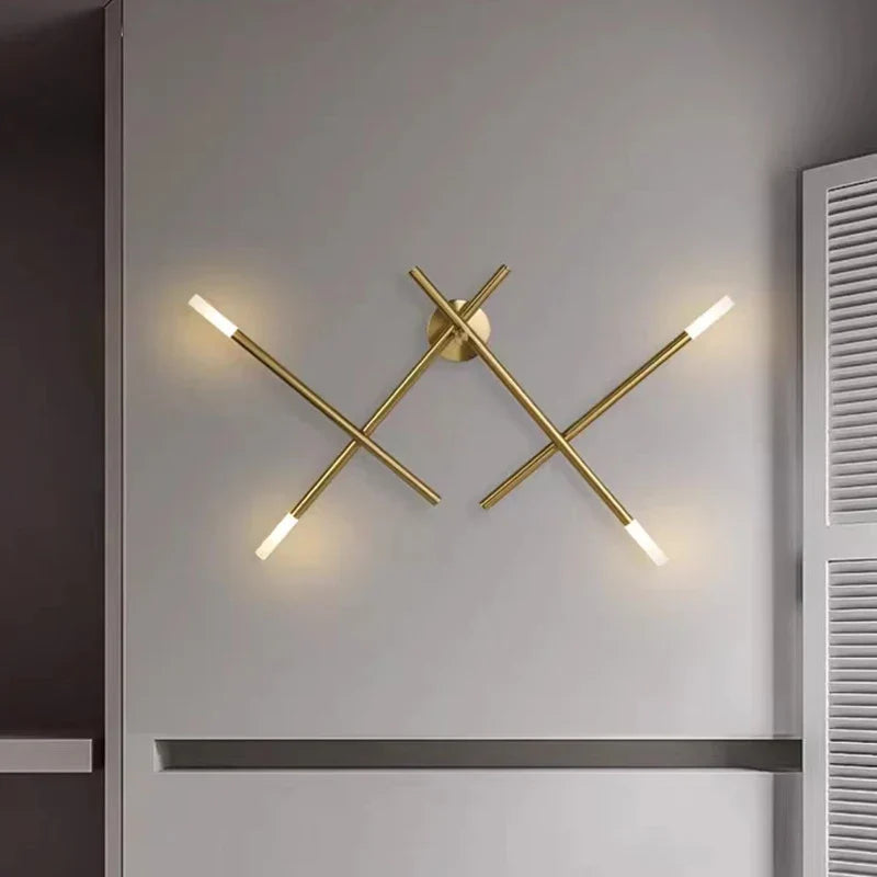 DecorBites™ Cross-Shaped Wall Lamp for Bedroom Sofa Living Room Staircase - Nordic Design