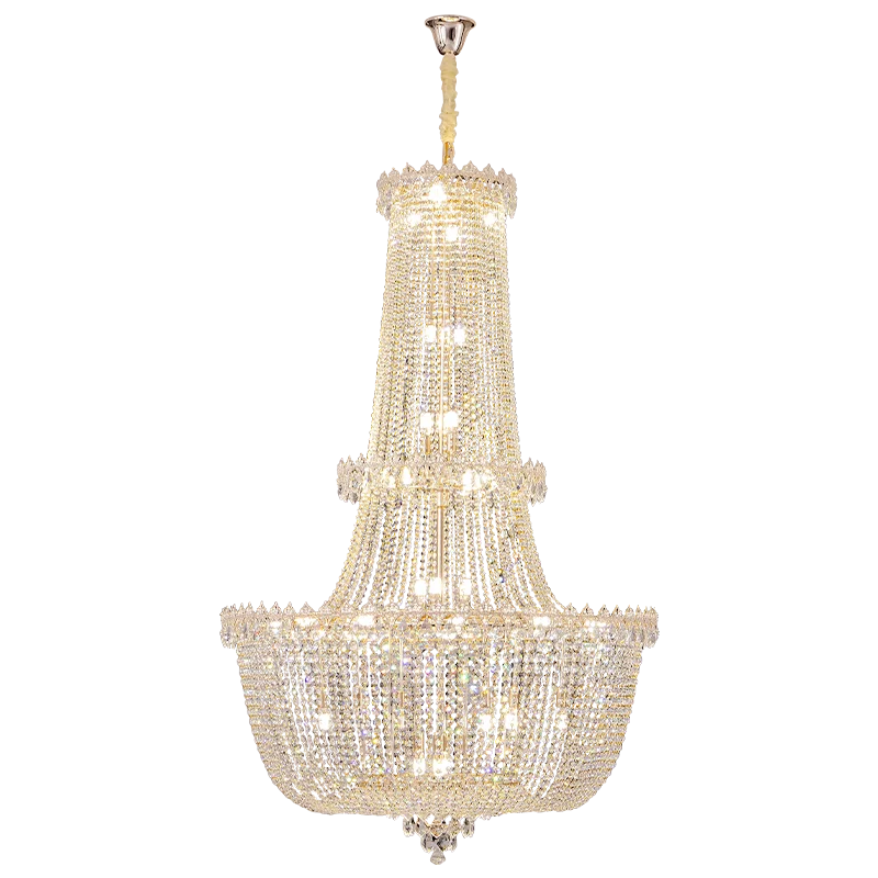 DecorBites™ Crystal Luxe Chandelier for Villa Hotel Living Room - European Modern Style