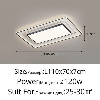 DecorBites™ LED Ceiling Light with Remote Dimming for Modern Nordic Home Decor