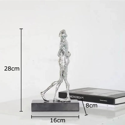 DecorBites™ Abstract Couple Statue for Desk Decoration and Room Aesthetics