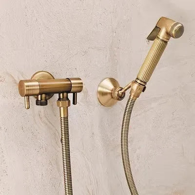 DecorBites™ Brass Bidet Shattaf System for Hygienic Washing and Anal Shower
