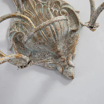 ديكوربايتس™ مصباح حائطي مزدوج الرأس من الحديد العتيق | غرفة نوم كلاسيكية، بجانب السرير، ممر، غرفة معيشة