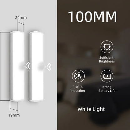 DecorBites™ LED Sensor Cabinet Light for Home Kitchen Night Bar USB Rechargeable