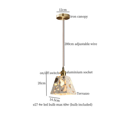 DecorBites™ Green Marble LED Pendant Light - Modern Nordic Interior Lighting Fixture