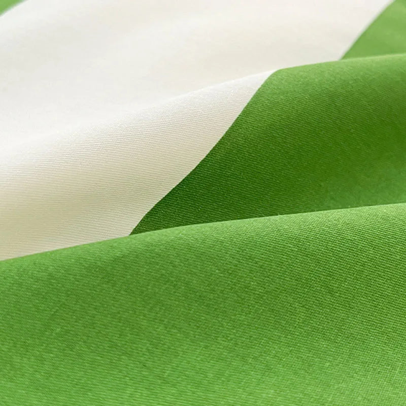 DecorBites™ Cat Embroidery Stripes Bedding Set - Single Queen Size Bedclothes