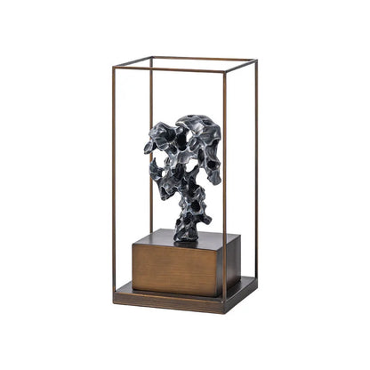 DecorBites™ Green Taihu Stone Coral Sculpture for Room Decoration