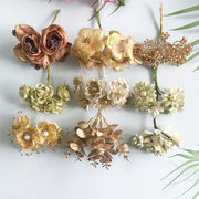 Paquete de Bayas de Estambre de Cereza Flor Híbrida Oro Decorbites™ para Decoración DIY
