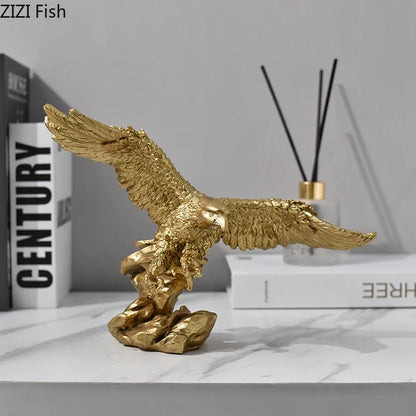 DecorBites™ Flying Eagle Resin Desk Decoration - Creative Sculpture for Room Aesthetic