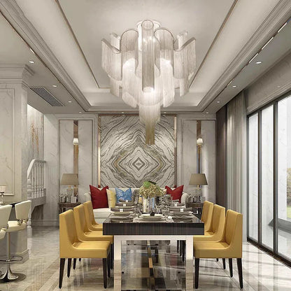 DecorBites™ LED Chandeliers for Living Room Modern Home Decor Pendant Light Fixtures