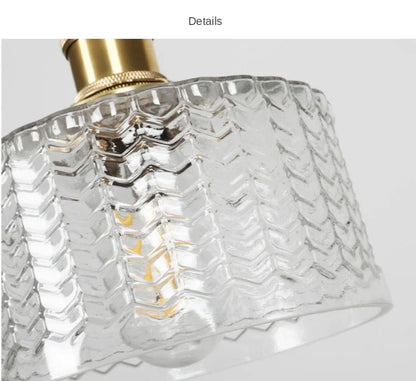 DecorBites™ Glass LED Pendant Lamp for Modern Nordic Decor in Dining, Living, and Bedroom