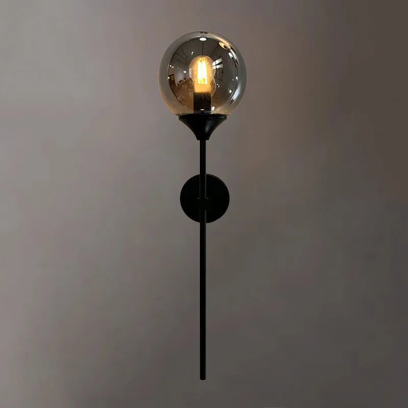 Lámpara de pared de vidrio dorado Decorbites™ LED para iluminación interior en cocina y baño