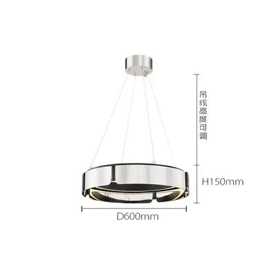 DecorBites™ LED Chandelier: Modern Minimalist Pendant Light for Living, Dining, Kitchen, Bedroom