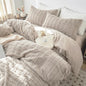 Decobites Cozy Rabbit Velvet Queen Bedding Set for Autumn/Winter