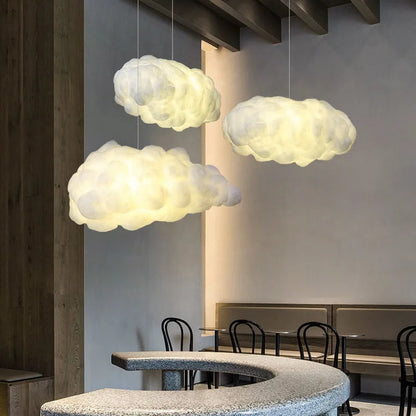 DecorBites™ Cloud Cotton Pendant Light Chandelier for Living Dining Room