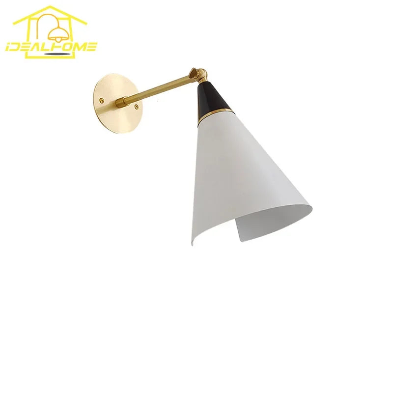 DecorBites™ Athena Black/Gold Lustre LED Swing Arm Wall Lamp - E27 Kitchen Island Sofas Cafe