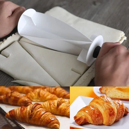 Cortador de pan de croissant DecorBites™ para repostería y cocina - Utensilios de panadería