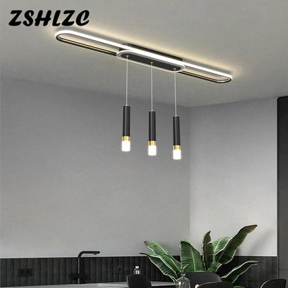DecorBites™ LED Chandelier: Modern Ceiling Lighting for Living Dining Bedroom Kitchen Aisle