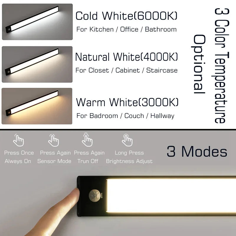 Aluminium Motion Cabinet Light