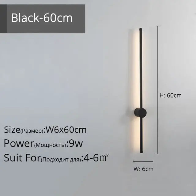 DecorBites™ LED Strip Wall Lamp for Creative Staircase Aisle Background Wall Lights