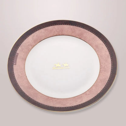 Vajilla DecorBites™ de porcelana fina: plato llano, taza de café, platillo, plato de servicio, taza de té