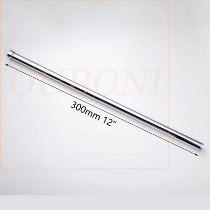 DecorBites™ Golden Black Stainless Steel Round Shower Arm for Bathroom with Extension Arm