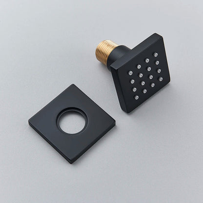 DecorBites™ Brass Square Body Spray Shower Jets for Luxury Spa Massage Experience