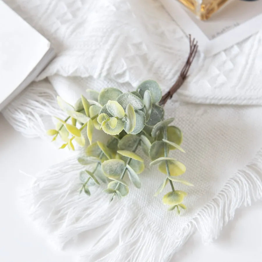 DecorBites™ Eucalyptus Leaves Artificial Plants for Home Garden Wedding Decor