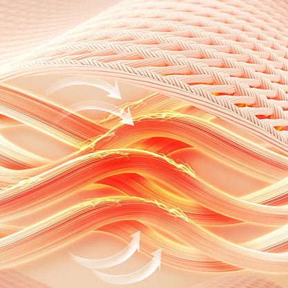 Manta de felpa jacquard acogedora DecorBites™ - Forro polar coral suave - Para todas las estaciones - Rayas lisas europeas