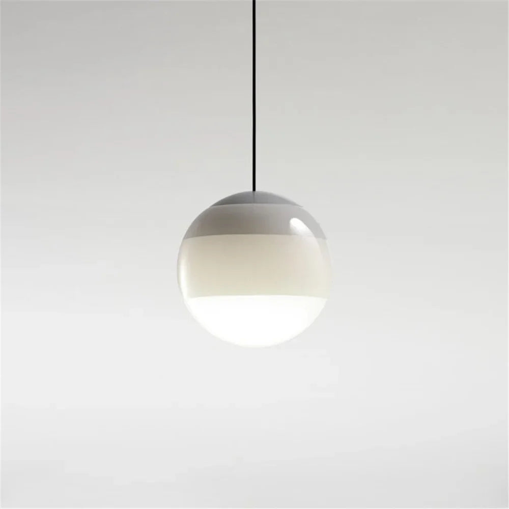 Nordische Minimalistische Farbverlauf-Glas-Kuppel-Hängeleuchten Restaurant Café Kinderzimmer Schaufenster-Dekoration LED-Licht