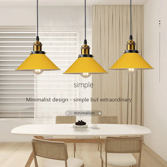 Lámpara colgante nórdica y colorida DecorBites™ para isla de cocina, comedor o dormitorio