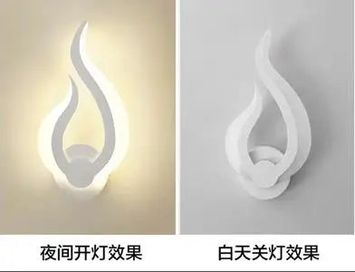 DecorBites™ Acrylic LED Wall Light Modern Creative Background Sconce for Home Living Room Bedroom