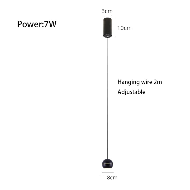 Lámpara colgante LED dorada DecorBites™ de 7 W, lujosa y elegante, ideal para comedor o dormitorio.