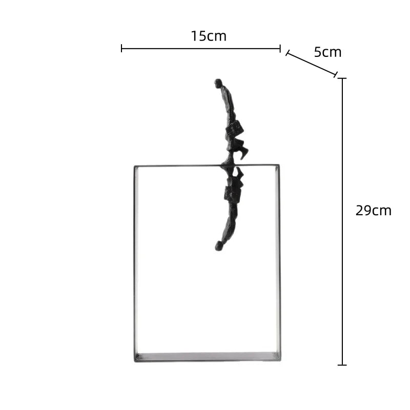 ديكوربايتس™ - تمثال تجريدي من الراتنج - ديكور منزلي