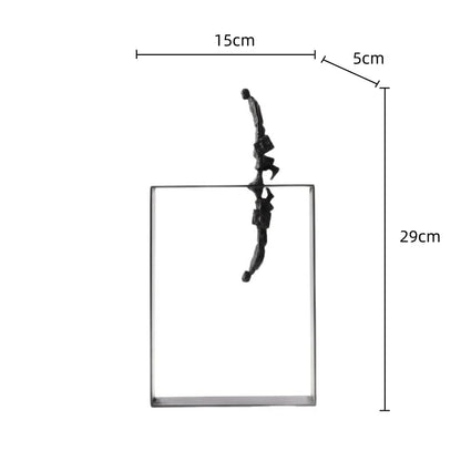 ديكوربايتس™ - تمثال تجريدي من الراتنج - ديكور منزلي