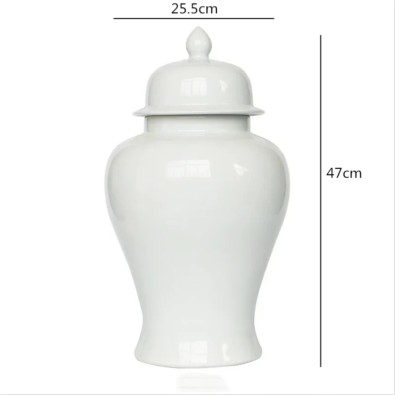 DecorBites™ Chinese Retro Handcrafted General Jar Vase for Home Decor & Storage
