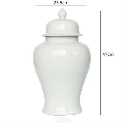 DecorBites™ Chinese Retro Handcrafted General Jar Vase for Home Decor & Storage