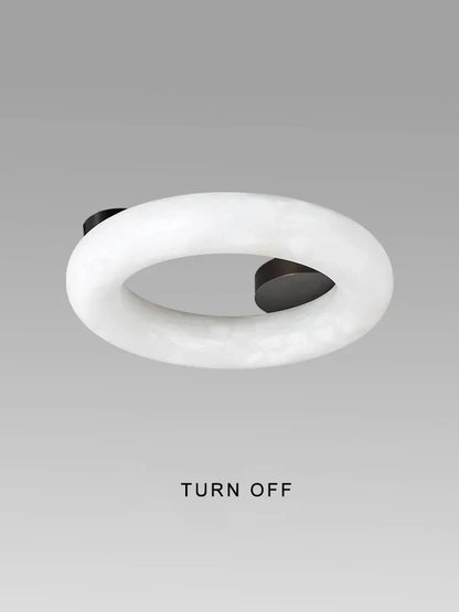 DecorBites™ Elegant Alabaster Marble Ceiling Chandelier for Living Room Bedroom