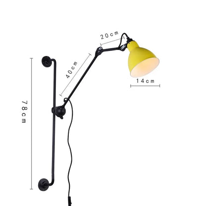 DecorBites™ Adjustable Rotating LED Wall Lamp for Bedroom & Living Room