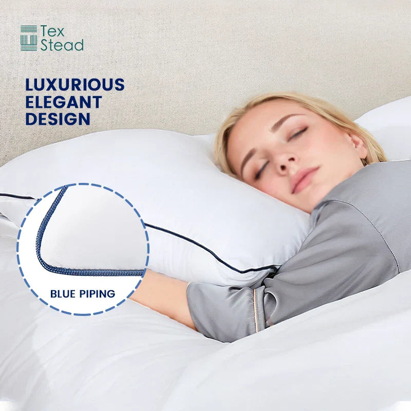 Decobites Premium Soft Bed Pillows for Sleeping - Hotel Quality Down Alternative Fill