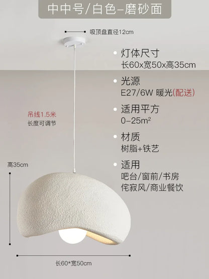 DecorBites™ Japanese Resin Pendant Lights for Dining Room Home Decor - Creative Luminaire Suspendu