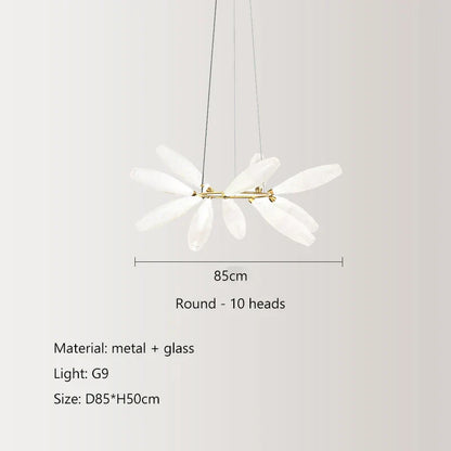 DecorBites™ Elegant Glass LED Pendant Light for Living, Dining, Bedroom, Bar - Nordic Minimalist Design