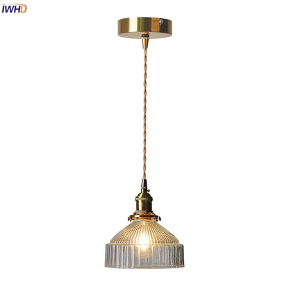 DecorBites™ Clear Glass LED Pendant Lamp Modern Wire Adjustable Hanging Light