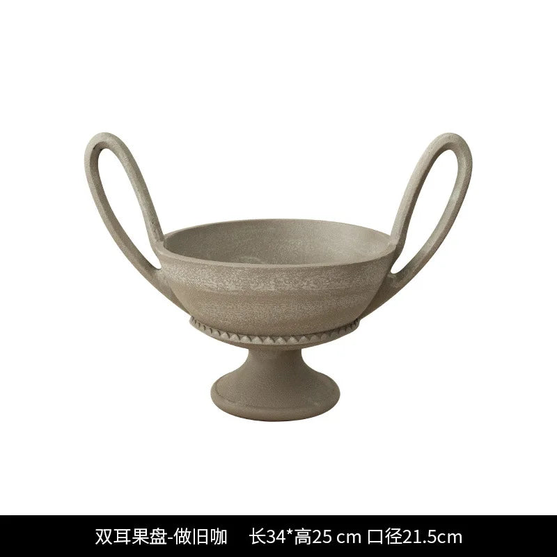 Jarrón de Flores en Acuarela China Hecho a Mano™ Decorativo Retro de Cerámica